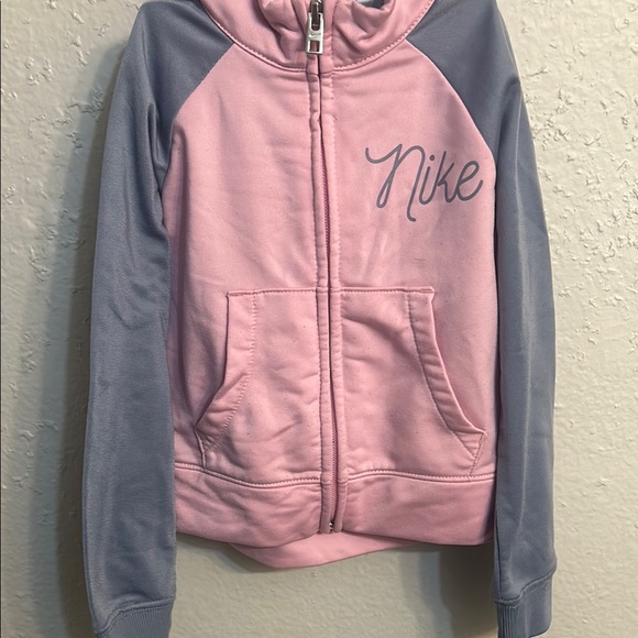Nike Other - Nike Pink and Gray Zip-Up Sweatshirt